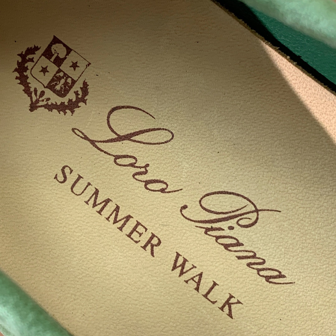 LP LOAFERS 25S IN LIGHT GREEN SUEDE