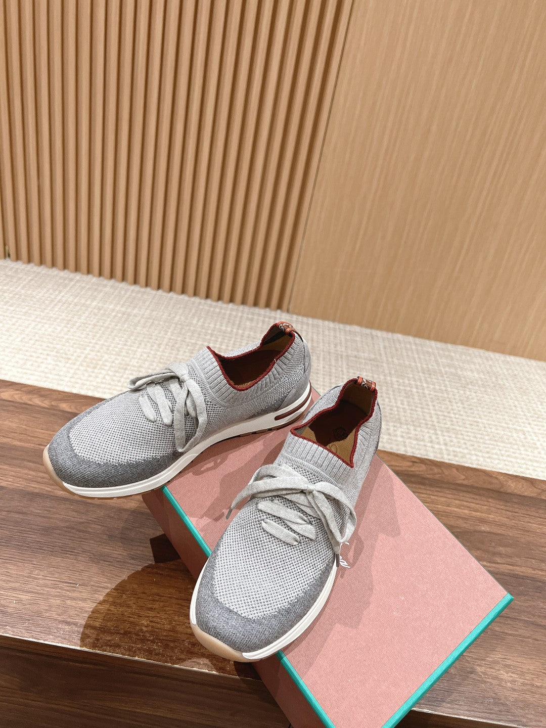 LP BASIC 360 FLEXY WALK SNEAKER LIGHT GRAY AND GRAY FABRICS